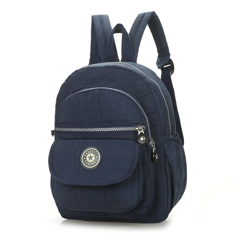 Slouchy Simple Nylon Mountain Climbing Fashion Backpacks