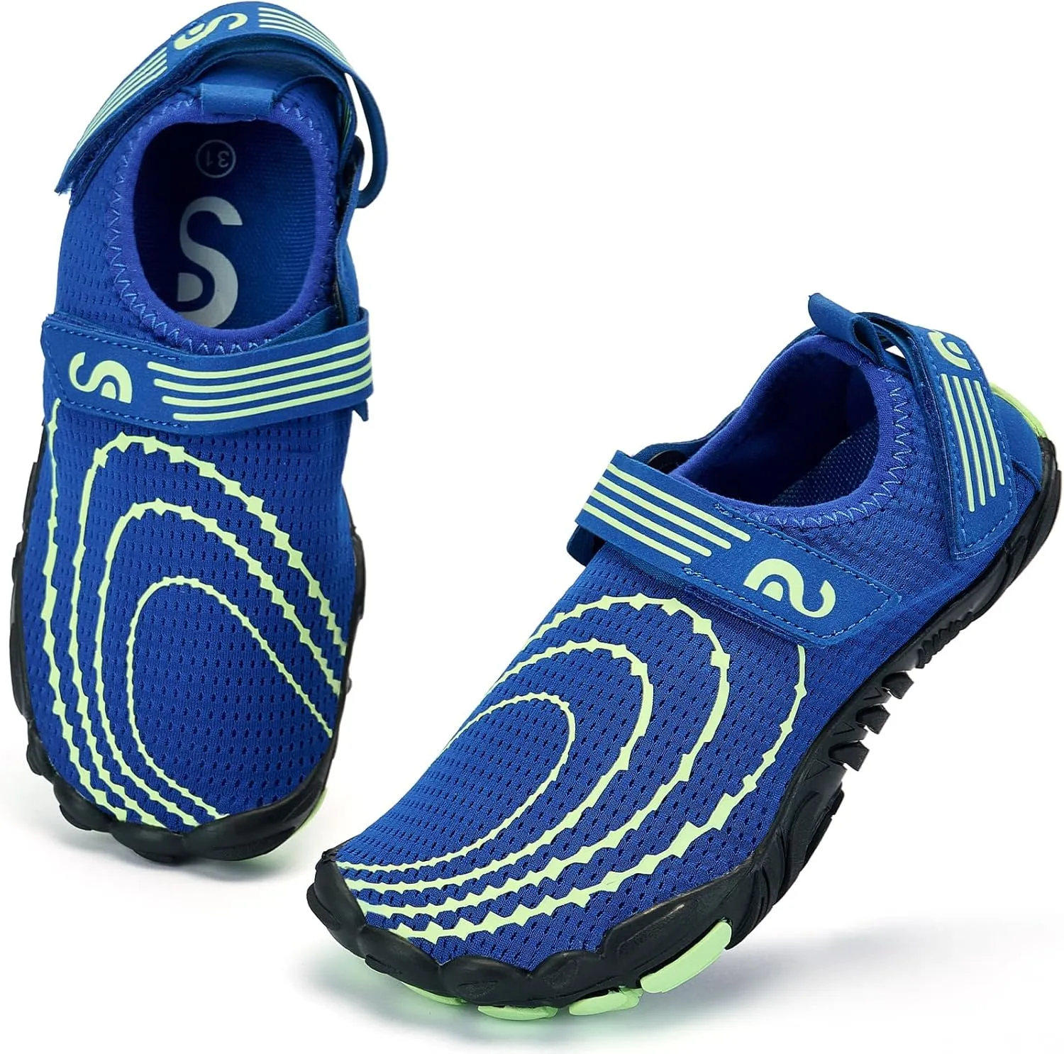 Slow Man Kids Water Shoes Quick Dry Non-Slip Barefoot Shoes Swim Beach Outdoor Pool Shoes for Boys Girls Lightweight Breathable