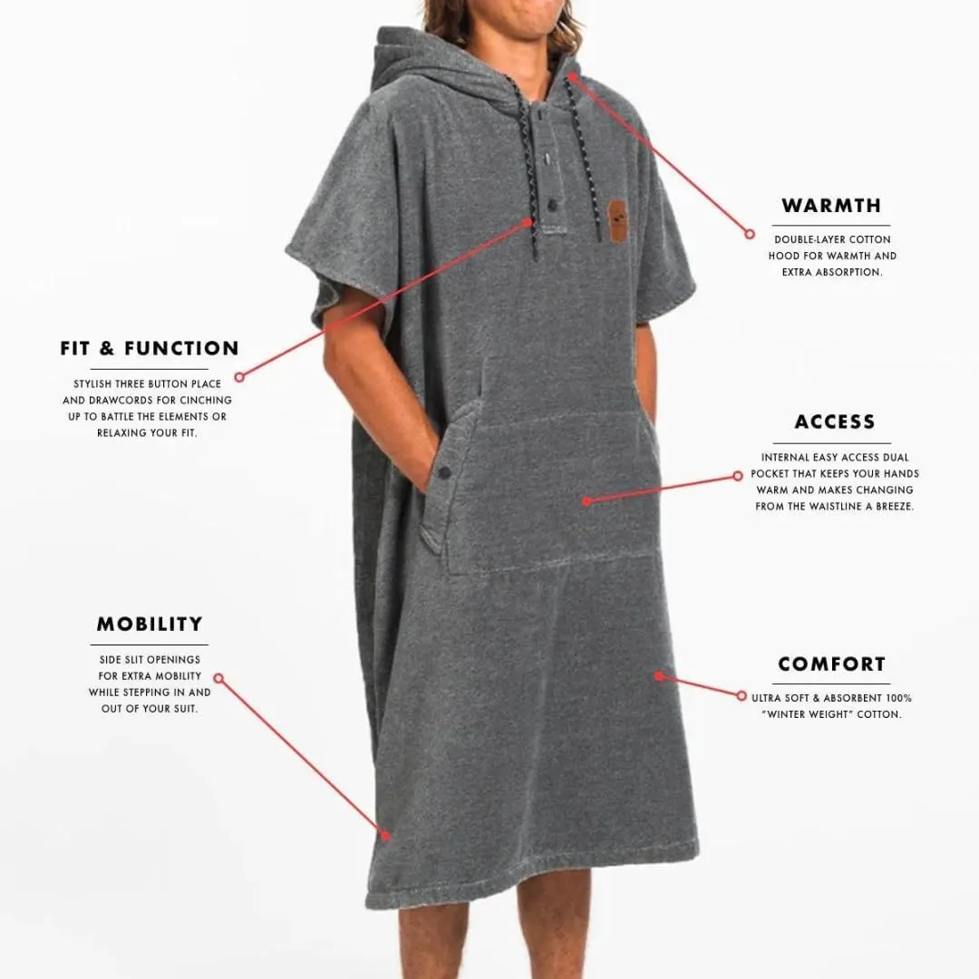 Slowtide Extra-Warm Changing Poncho - Change privately in Public | Includes Kangaroo Pouch & Double Layer Woven Hood