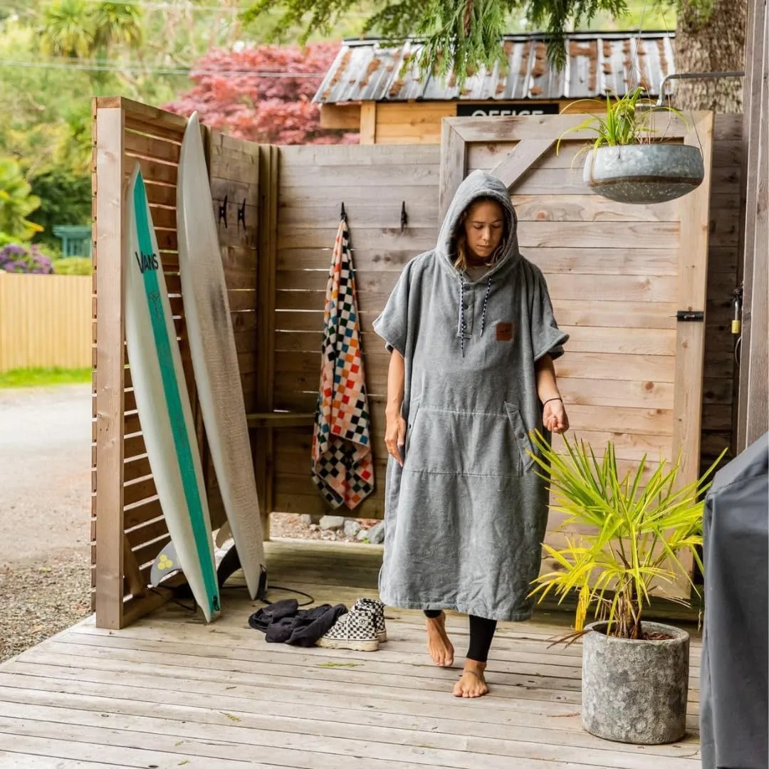 Slowtide Extra-Warm Changing Poncho - Change privately in Public | Includes Kangaroo Pouch & Double Layer Woven Hood