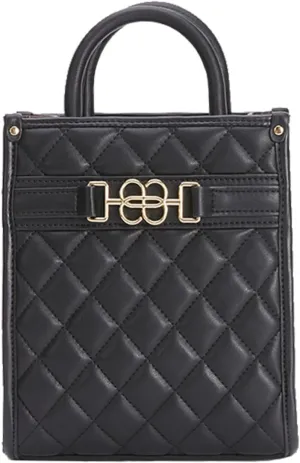 Small Leather Tote Bags for Women: Genuine Leather Shoulder Handbag - Quilted Crossbody Purse for Travel Work