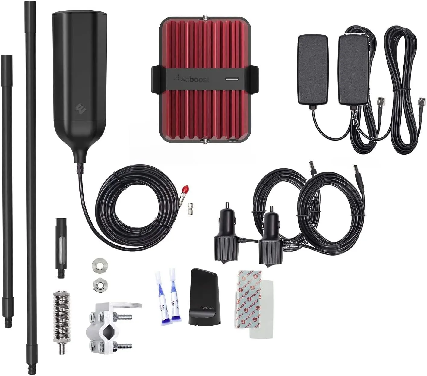 Solid Signal Rover Duo OTR 2-in-1 Car-to-Truck Vehicle Cell Phone Signal Booster | 5G Ready | All U.S. Carriers | FCC Approved | Assembled in USA