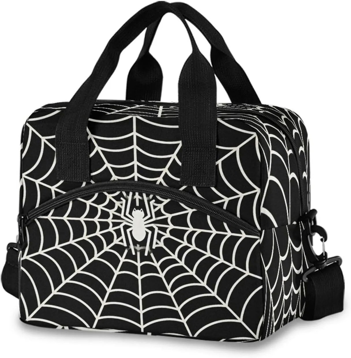 Spider Lunch Box for Men Women Adults Insulated Lunch Bag Cooler Bag with Adjustable Shoulder Strap for Work Picnic Travel