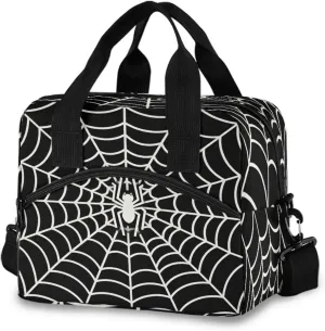 Spider Lunch Box for Men Women Adults Insulated Lunch Bag Cooler Bag with Adjustable Shoulder Strap for Work Picnic Travel
