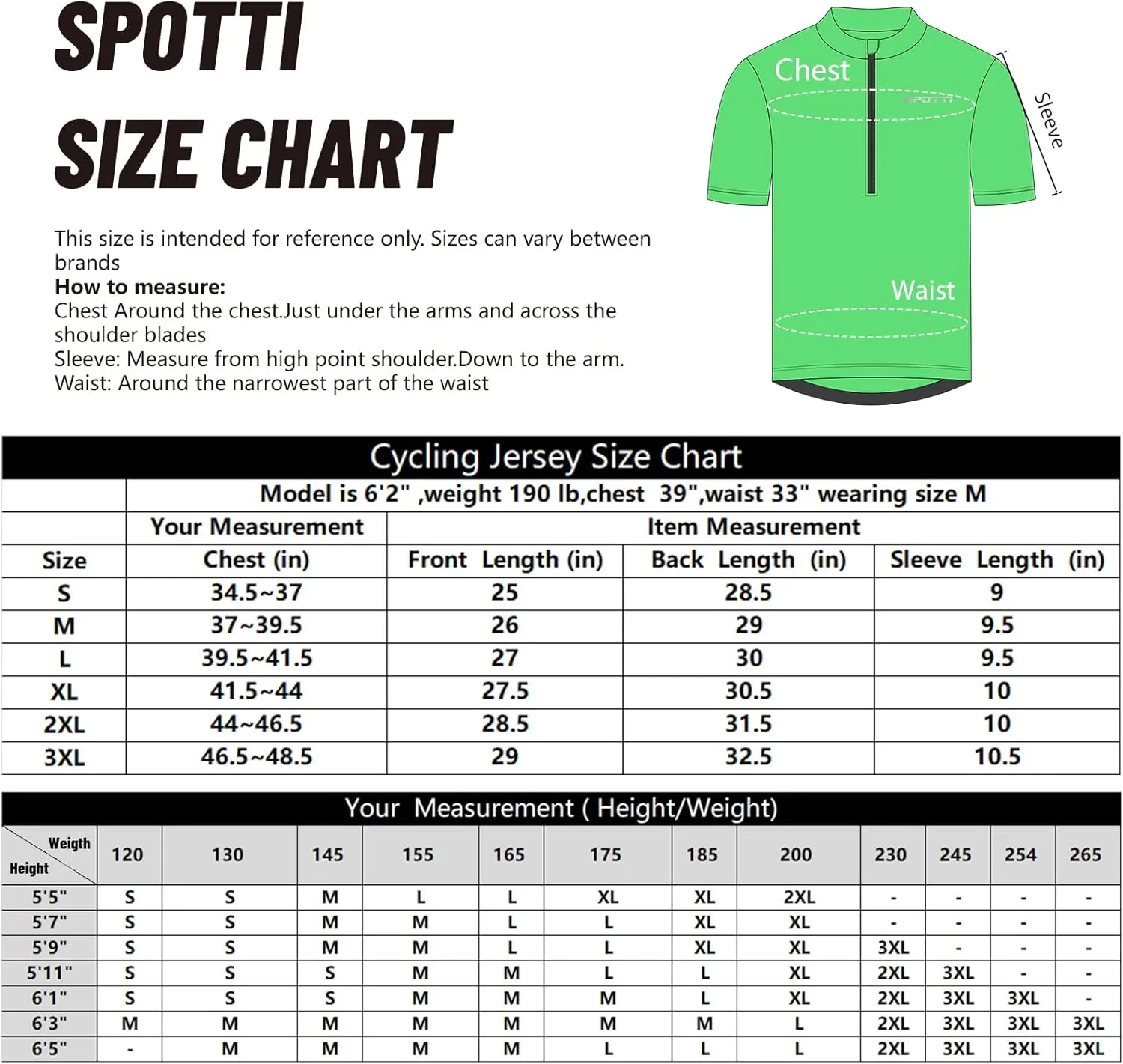 Spotti Men's Cycling Bike Jersey Short Sleeve with 3 Rear Pockets- Moisture Wicking, Breathable, Quick Dry Biking Shirt