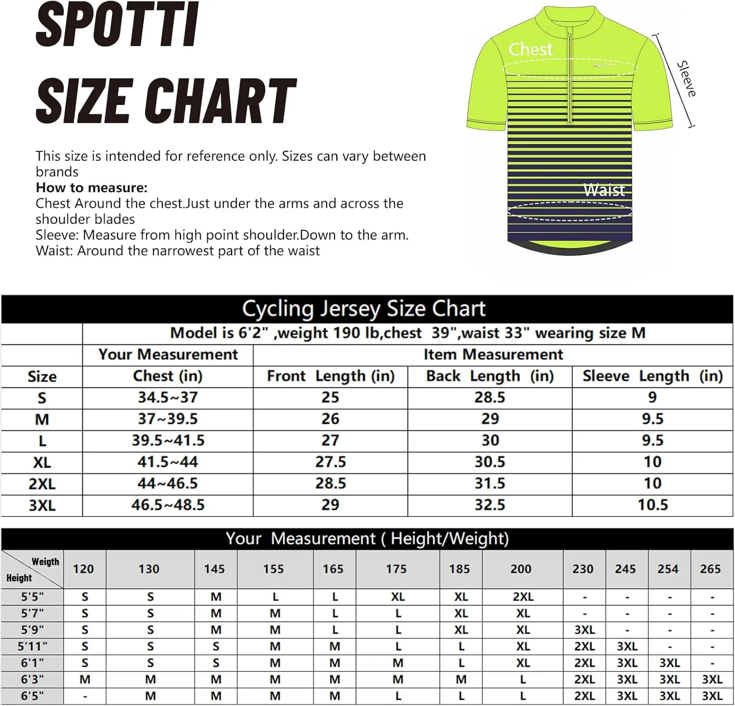 Spotti Men's Cycling Bike Jersey Short Sleeve with 3 Rear Pockets- Moisture Wicking, Breathable, Quick Dry Biking Shirt