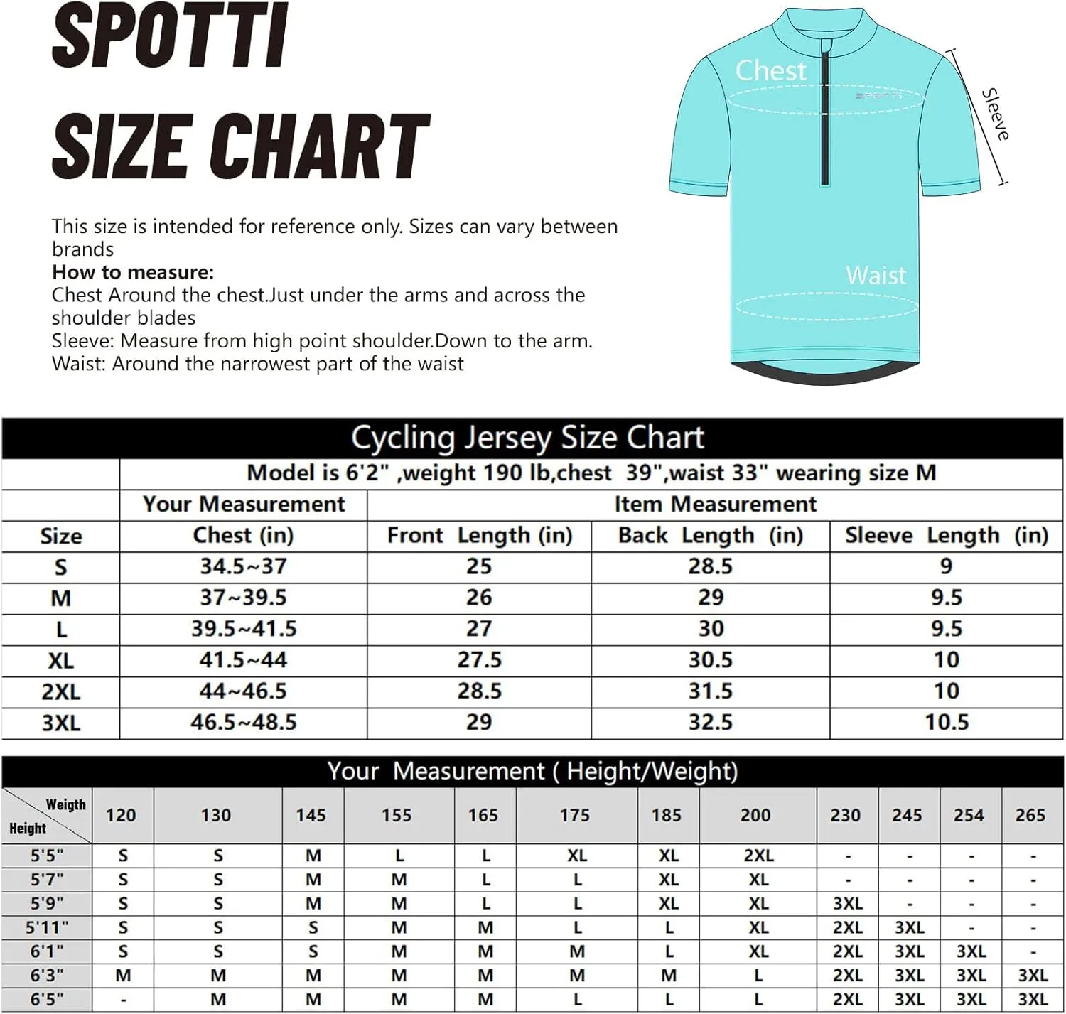 Spotti Men's Cycling Bike Jersey Short Sleeve with 3 Rear Pockets- Moisture Wicking, Breathable, Quick Dry Biking Shirt