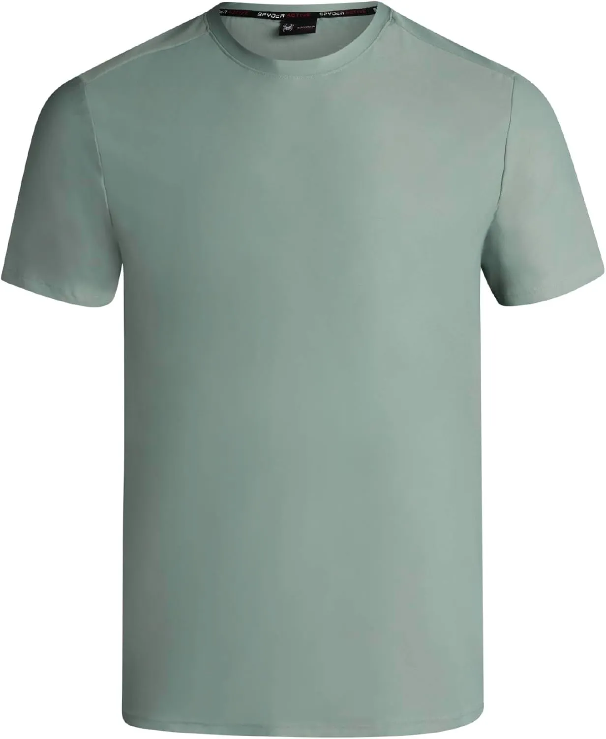 Spyder Men's Athletic T-Shirt - Textured Active Performance Stretch Sports Tee - Breathable Quick Dry Top (S-XL)