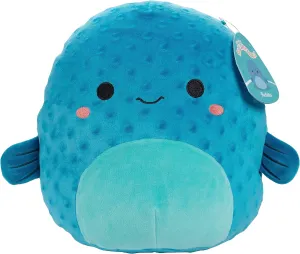 Squishmallows 10” Refalo The Pufferfish Plush – Jazwares Soft & Huggable Stuffed Animal – Adorable Collectible Plushie for Kids – Cozy Snuggly Pillow Buddy for Home, Bed, or Travel