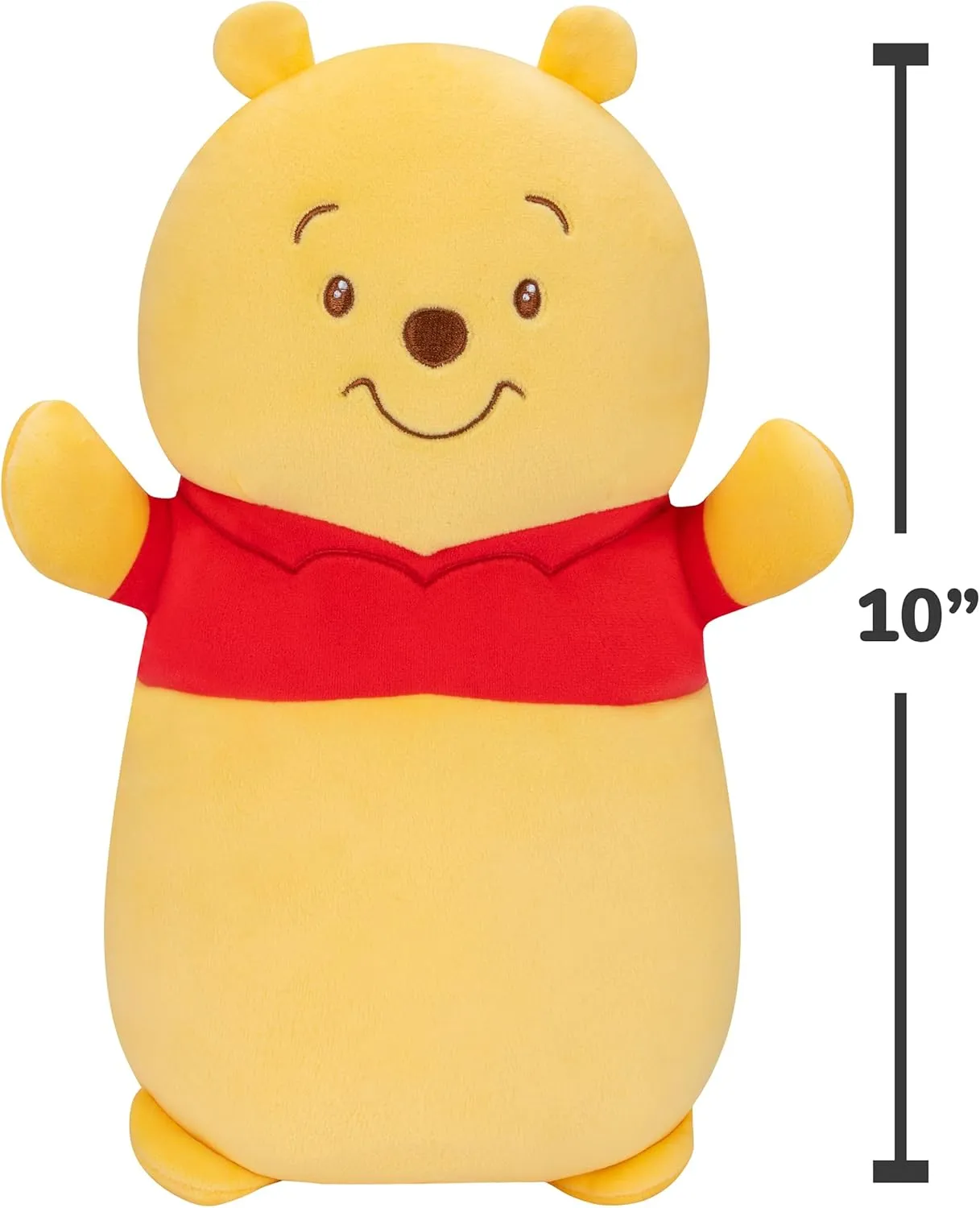 Squishmallows Disney Original 10-Inch Winnie The Pooh HugMees - Medium-Sized Ultrasoft Official Jazwares Plush