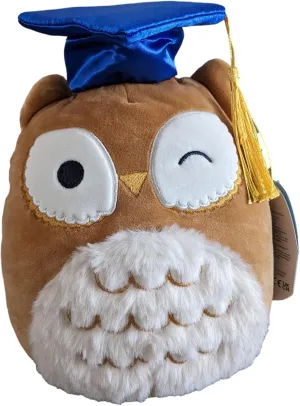 Squishmallows Graduation Class Squad Plush - Official Kellytoy Plush Stuffed Toy- Great Gift for Kids (8" Arella The Owl)