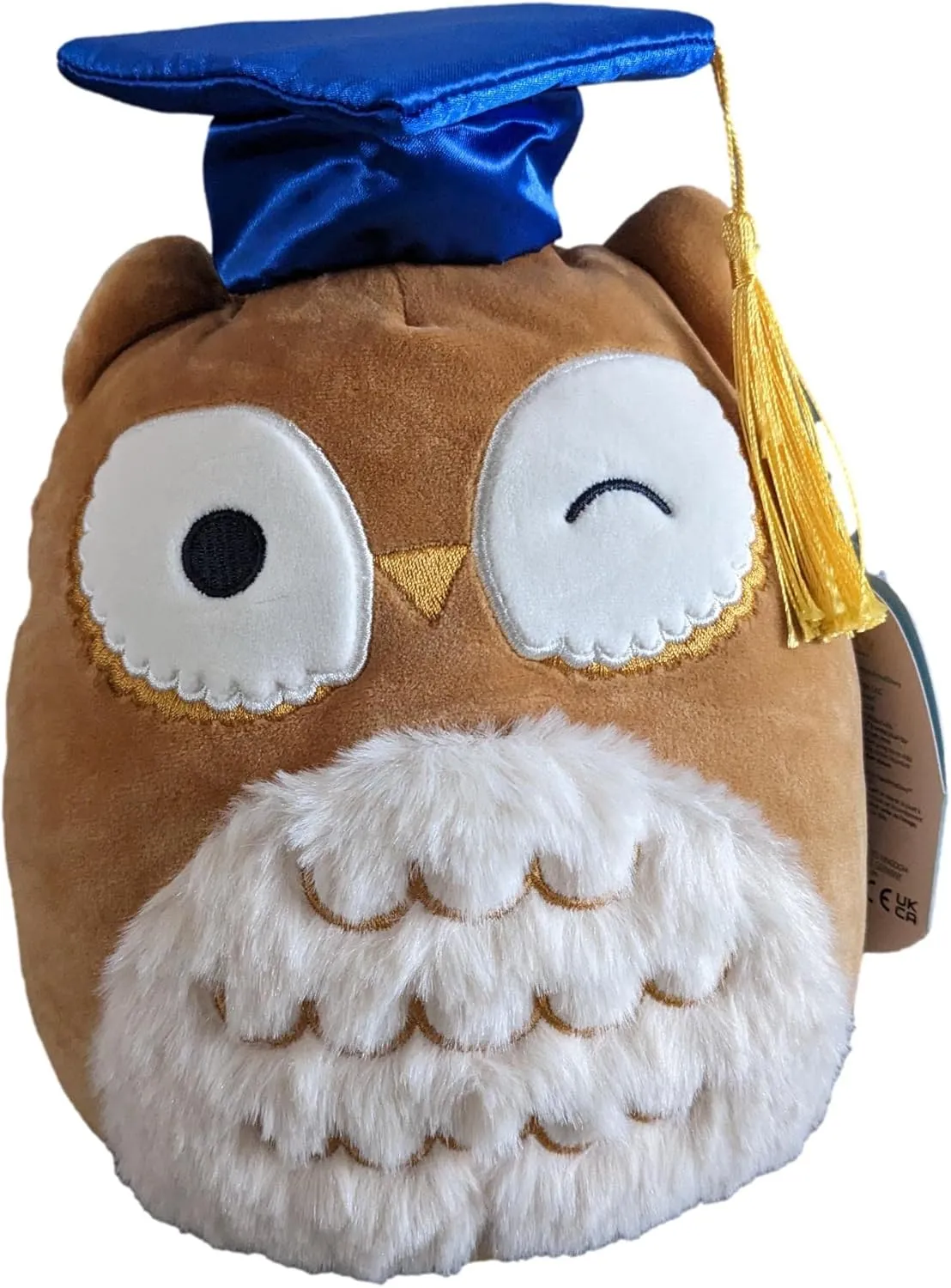 Squishmallows Graduation Class Squad Plush - Official Kellytoy Plush Stuffed Toy- Great Gift for Kids (8" Arella The Owl)