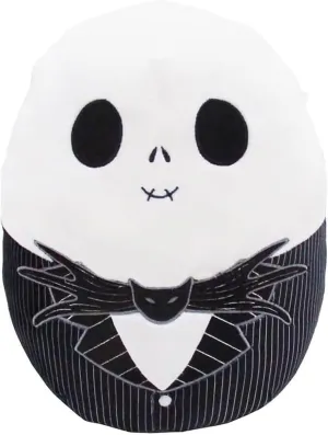 Squishmallows Official Kellytoy Disney Characters Squishy Soft Stuffed Plush Toy Animal (5 Inches, Jack Skellington)