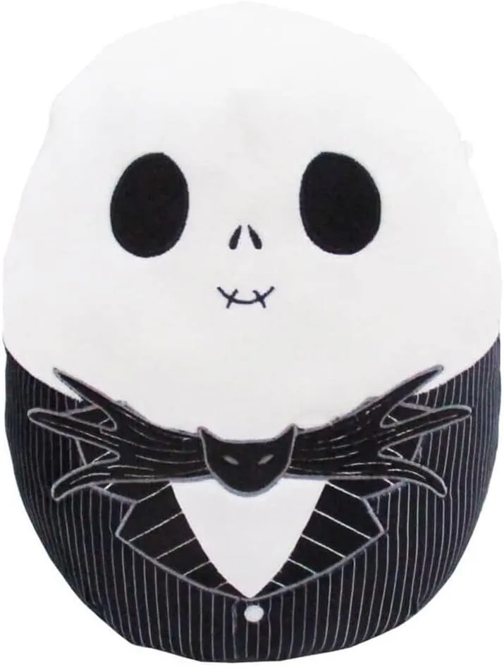 Squishmallows Official Kellytoy Plush Squishy Soft 10 Nightmare Before Christmas Jack Skellington