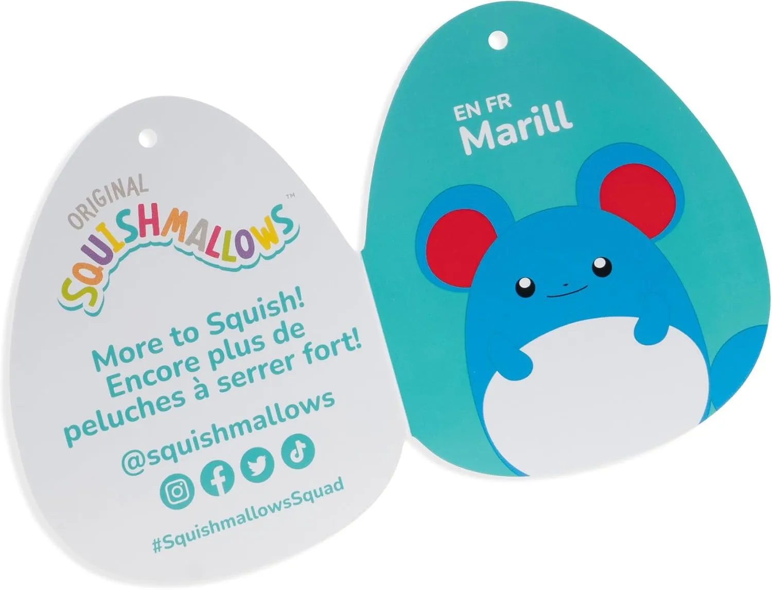 Squishmallows Original 20-Inch Marill Pokémon Plush - Ultrasoft Official Jazwares Plush (Jumbo)