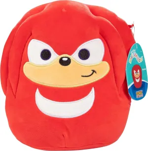 Squishmallows Original 8-Inch Knuckles - Sonic The Hedgehog- Official Jazwares Plush - Collectible Soft & Squishy SEGA Stuffed Animal Toy - Add to Your Squad - Gift for Kids, Girls & Boys