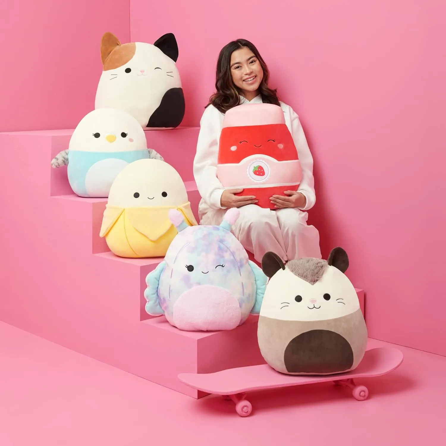 Squishmallows Original Disney 10-Inch Mickey Mouse HugMees - Medium-Sized Ultrasoft Official Jazwares Plush
