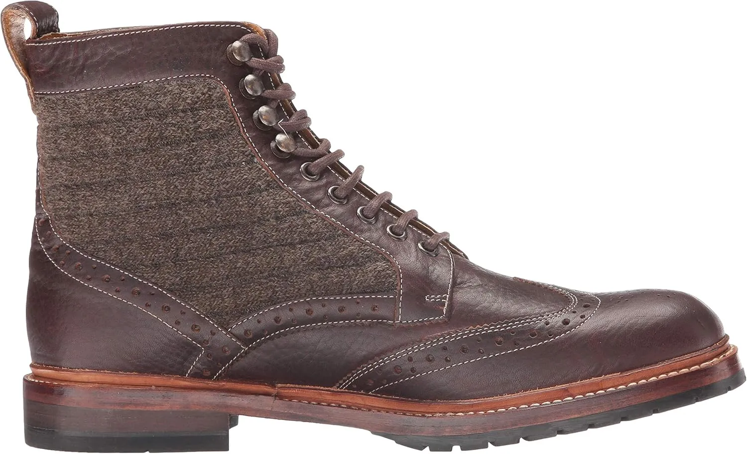 Stacy Adams Men's M2 Wingtip Lace Up Boot Ankle