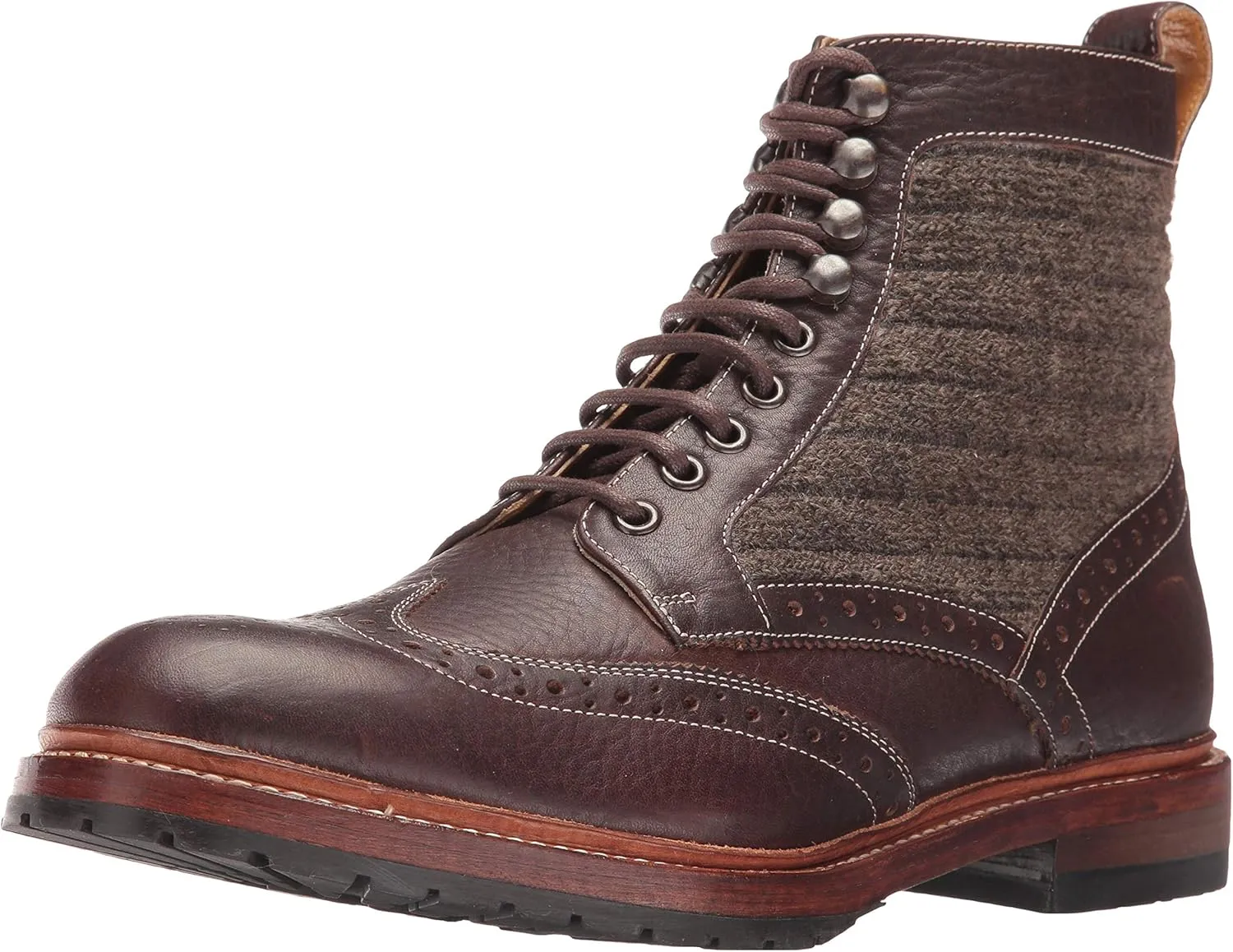 Stacy Adams Men's M2 Wingtip Lace Up Boot Ankle