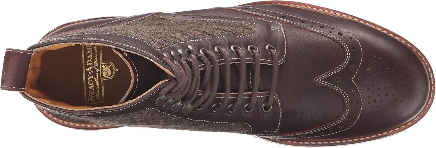 Stacy Adams Men's M2 Wingtip Lace Up Boot Ankle