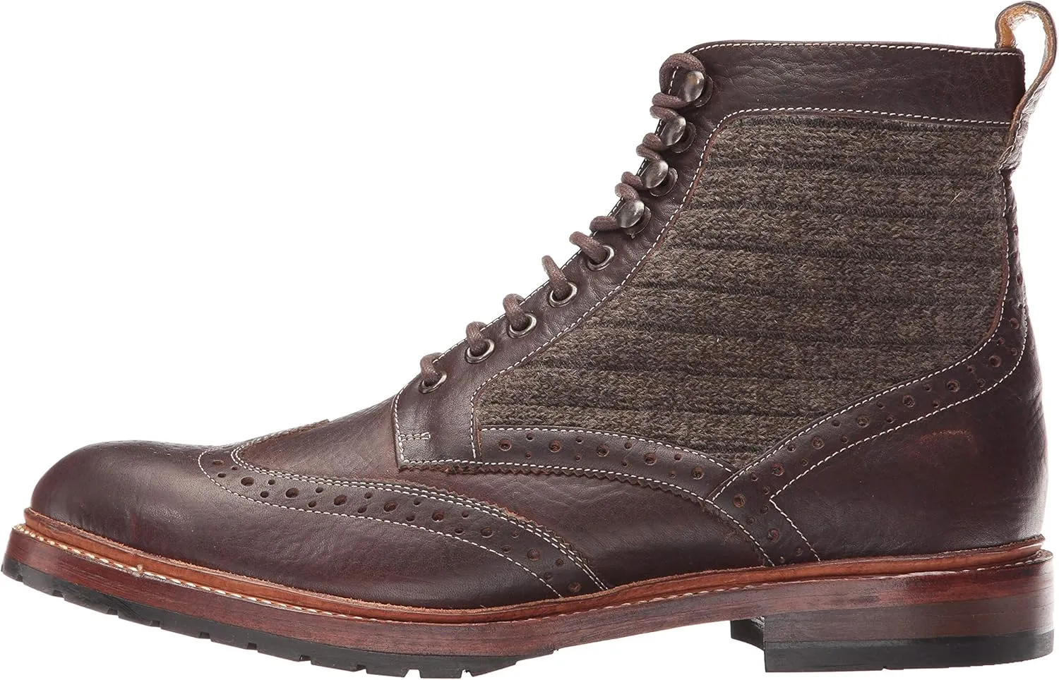 Stacy Adams Men's M2 Wingtip Lace Up Boot Ankle