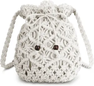Straw Handbags Purses Crossbody Pocketbook Bag Casual Woven Beach Bags Summer Hobo Hippie Chic Tote Bags with Chain