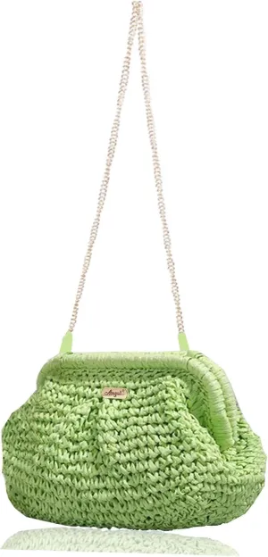 Straw Purse Crossbody Small Beach Bag for Women Vacation Summer Vintage Clutch
