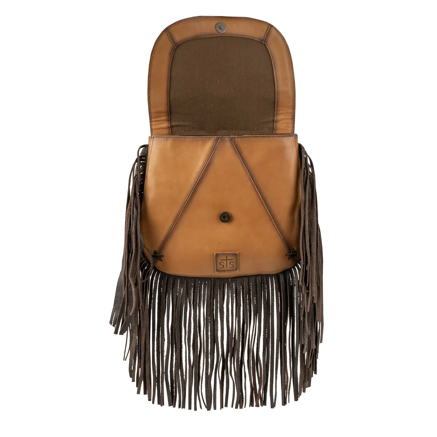 STS Ranchwear Womens Chaynee Valley Serape Multi-Color Leather Saddle Bag