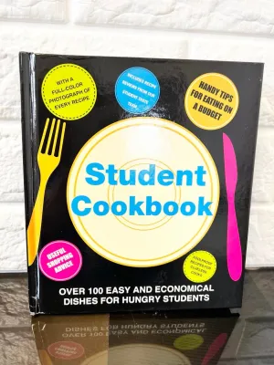 Student Cookbook Hardcover, Over 100 Easy and Economical Dishes for Hungry Students!
