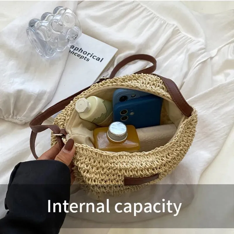 Stylish Straw Handbags for Women Beach Use