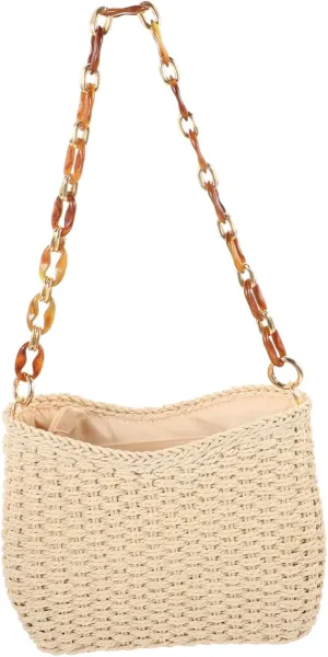 Stylish Woven Beach Tote Bag for Summer Versatile Shoulder Bag for Shopping Outdoor Picnics and Beach Parties present for Women Family and Friends