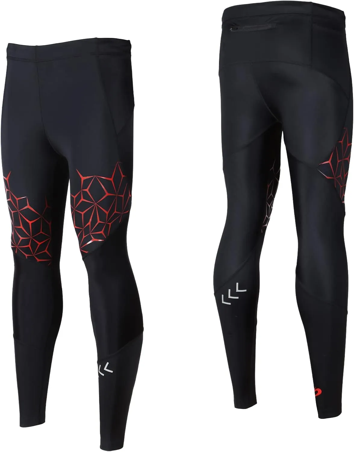 SUMARPO Compression Pants Men Women, Strong Power Recovery Compression Tights for Endurance Running, Knee Support, Quick Dry