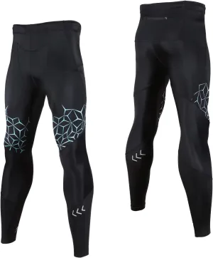 SUMARPO Compression Pants Men Women, Strong Power Recovery Compression Tights for Endurance Running, Knee Support, Quick Dry