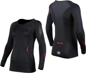 SUMARPO Compression Shirts for Men, Muscle Support Workout Shirts, Strong Power Recovery Long Sleeve Tight, UPF50 Breathable