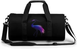 Sunrise Red Crowned Crane Lightweight Gym Bag for Men Women Travel Duffel Bag Sports Workout Bag with Adjustable Strap
