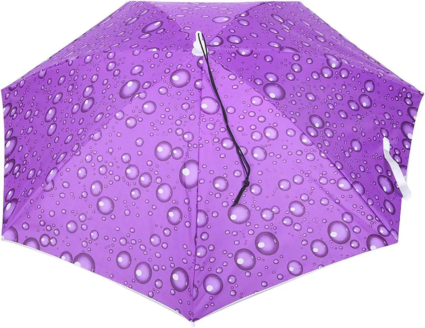 Sunscreen Windproof Head Mounted Umbrella Top Folding Hat Umbrella for Fishing Outdoor Activities