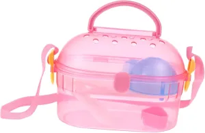 SUPVOX Pet Outdoor Carrier Hamster Travel Cage Portable Travel to Carry for Outing Hiking