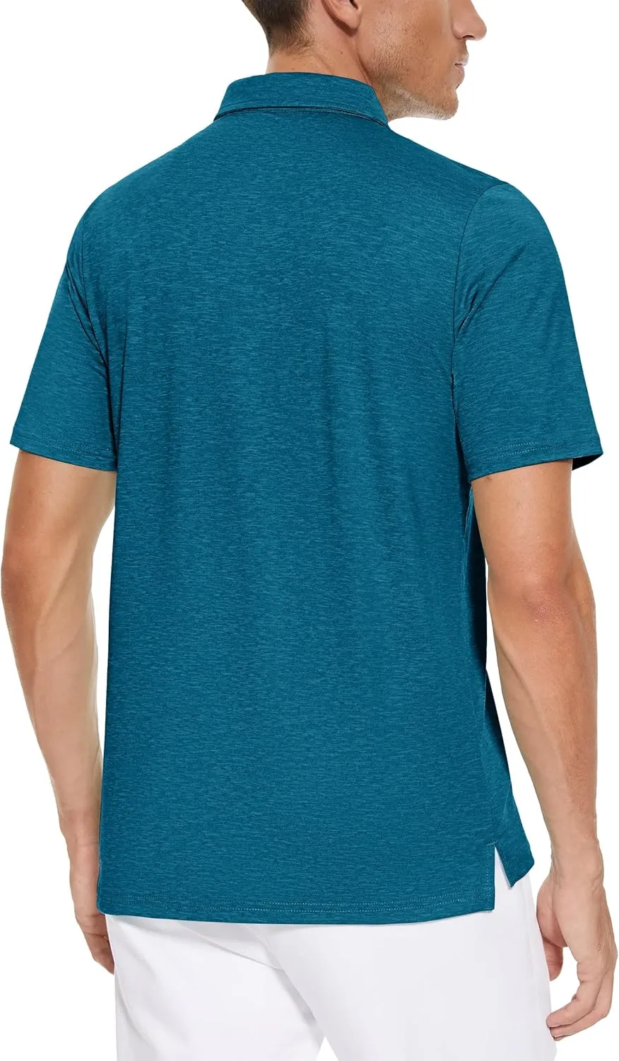 TACVASEN Men's Golf Shirts Short Sleeve Quick Dry Polo Shirts Moisture Wicking Casual Business Sports Breathable Polo