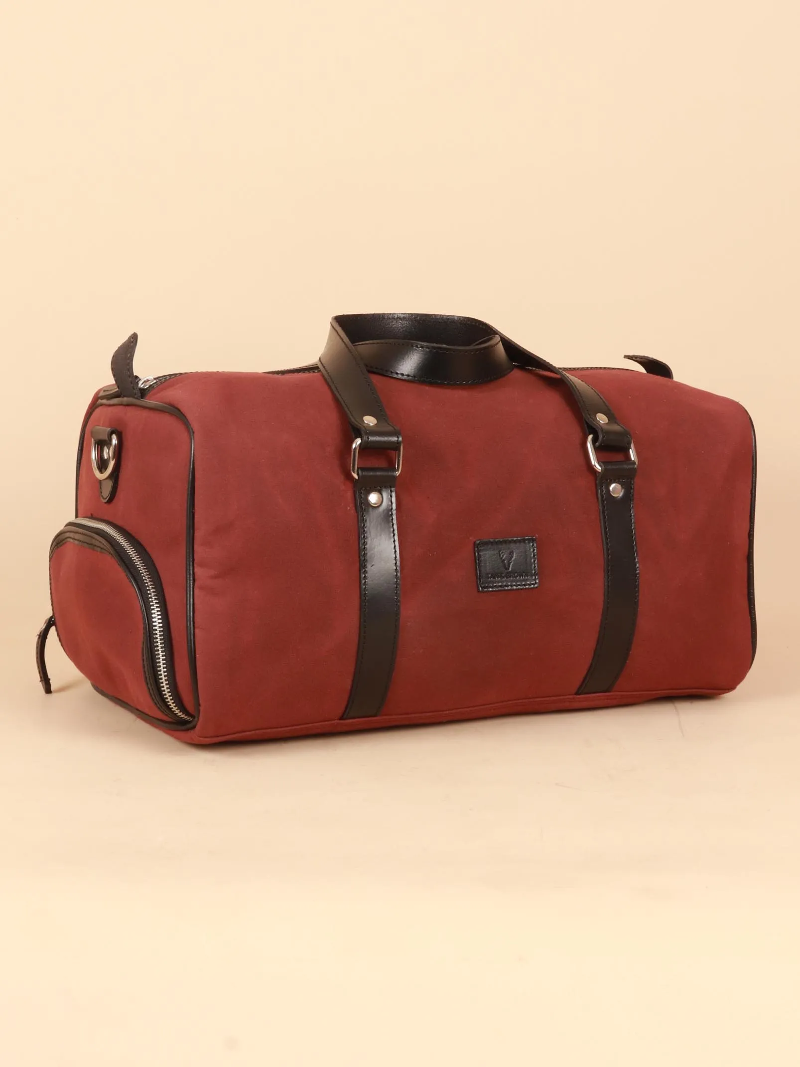 TAN & BROWN TRAVEL BAG