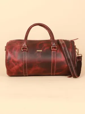 TAN & BROWN TRAVEL/GYM BAG