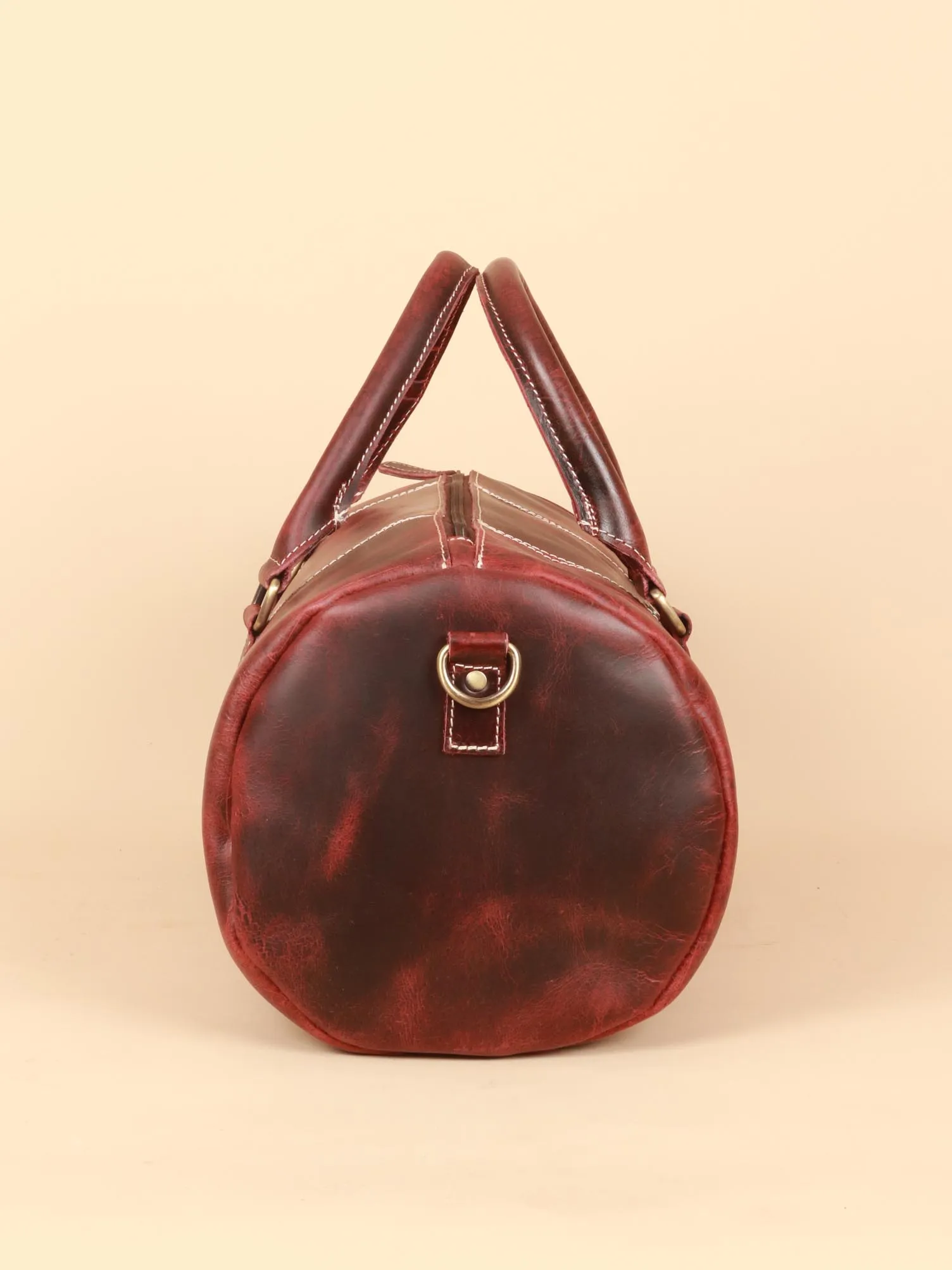 TAN & BROWN TRAVEL/GYM BAG
