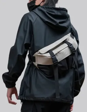 Techwear Black and White Sling Bag