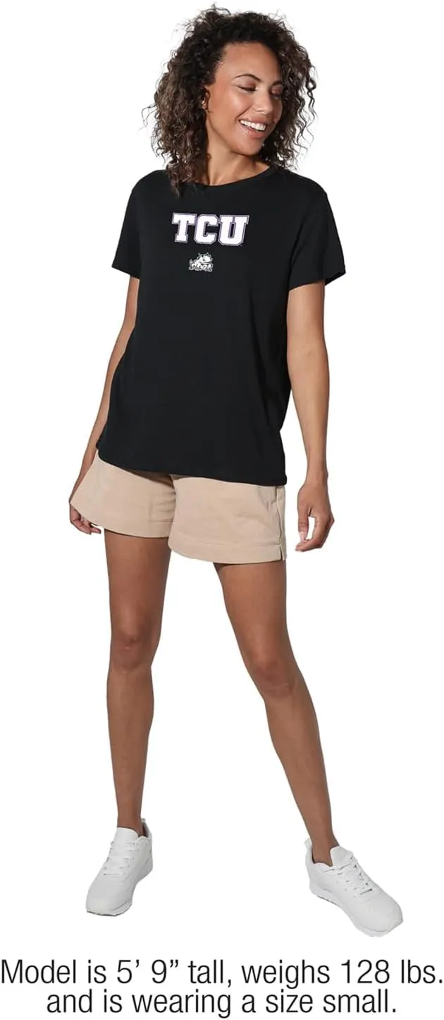 Texas Christian University Arch Logo Secondary Women's Apparel Loose T-Shirt