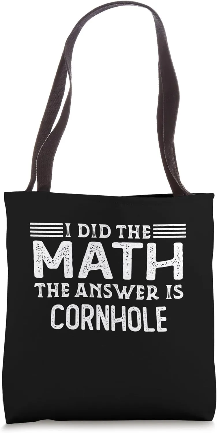 The Answer Is Cornet Funny Math Teacher Student Tote Bag