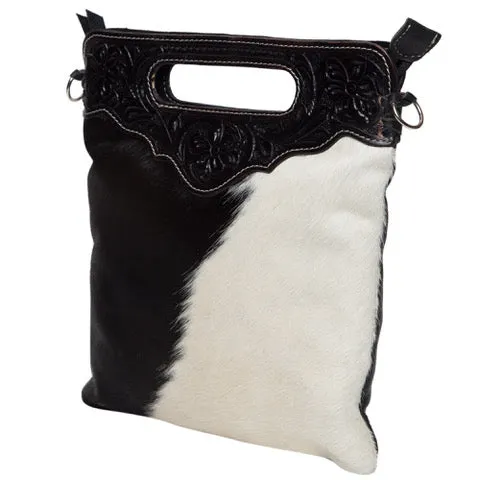 The Design Edge Cali Tooling Leather Sling Cowhide Bag