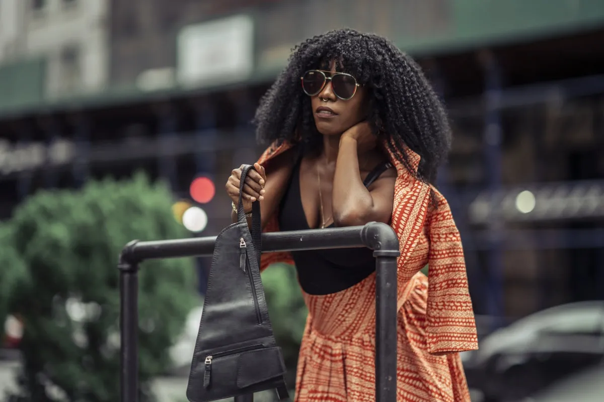 The Flex| Bag <br> THE Anti-theft MINIMALIST TRAVEL BAG<br> Genuine leather