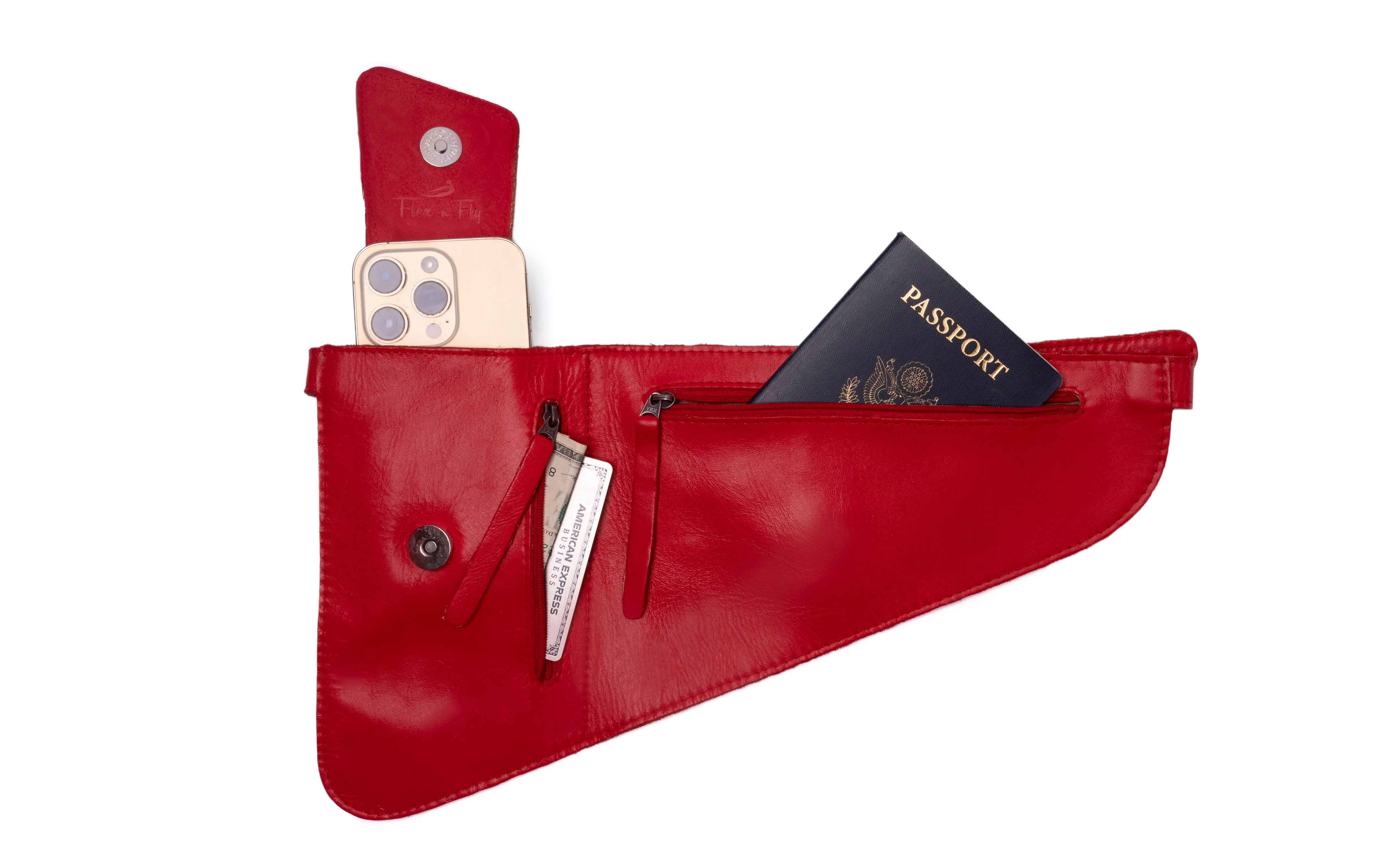 The Flex| Bag <br> THE Anti-theft MINIMALIST TRAVEL BAG<br> Genuine leather