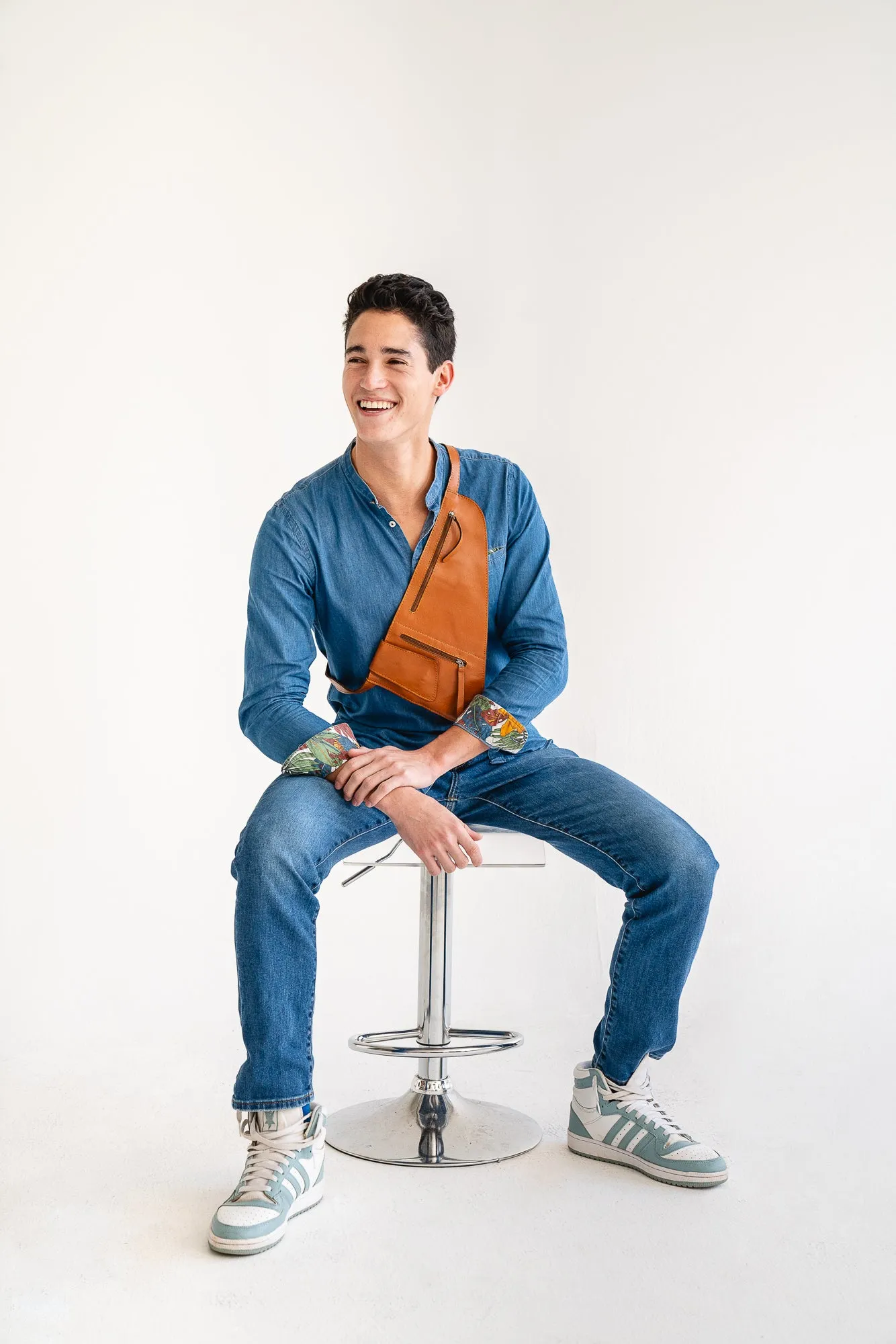 The Flex| Bag <br> THE Anti-theft MINIMALIST TRAVEL BAG<br> Genuine leather