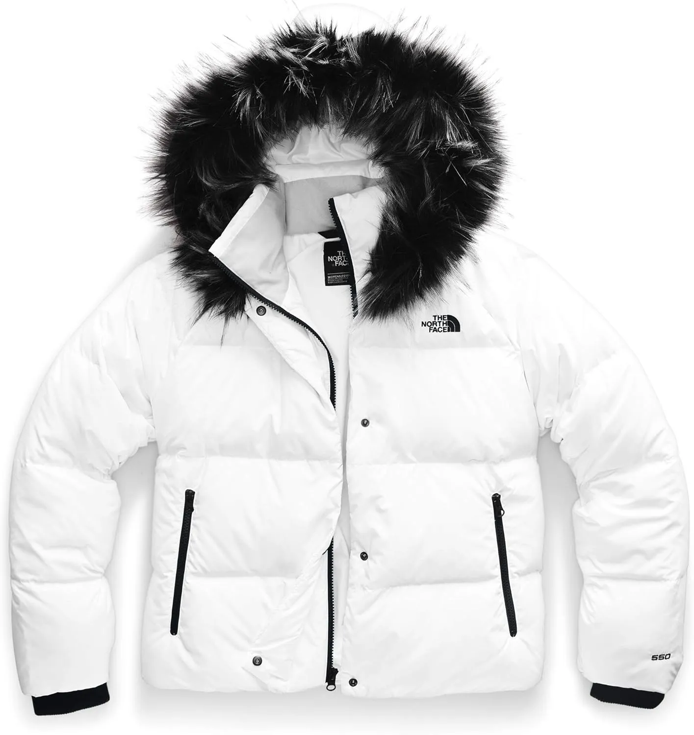 THE NORTH FACE Women's Dealio Down Crop Jacket Large TNF White