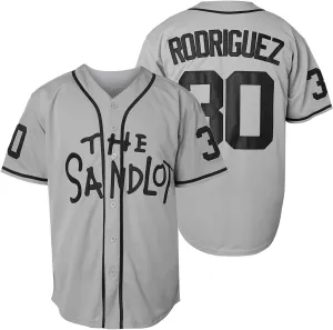 The Sandlot Benny The Jet Rodriguez Michael Squints Palledorous Alan Yeah-Yeah McClennan Bel Air 3D Print Baseball Jersey